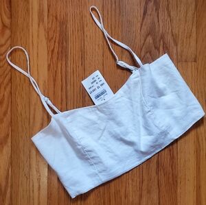 Brandy Melville Crop Top White